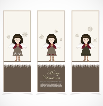 Merry Christmas bannerのイラスト素材