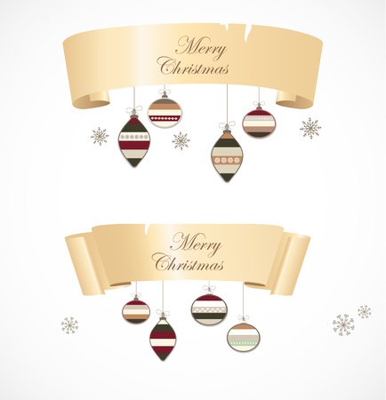Christmas bannersのイラスト素材
