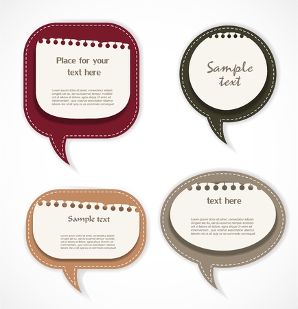 Speech bubblesのイラスト素材