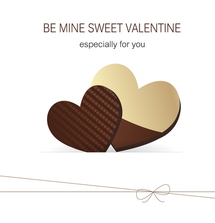 Valentine s Day cardのイラスト素材