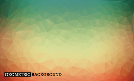 Mosaic colorful background. Geometric vector illustration with lightのイラスト素材
