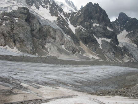 snow covered mountainsの写真素材