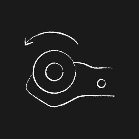 Carpal tunnel syndrome, lifting a dumbbell, wrist fixed, for web design, templates and moreのイラスト素材