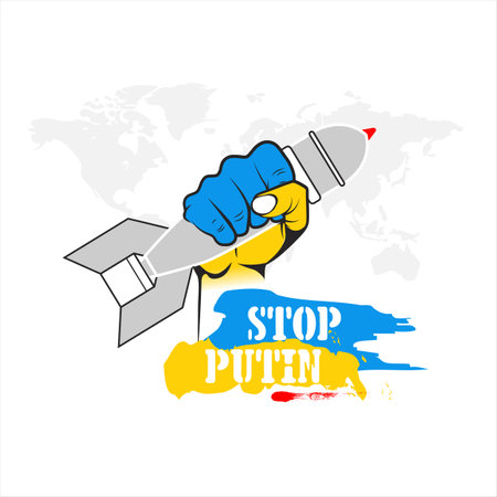 stop putin, banner for web design, templates and moreのイラスト素材