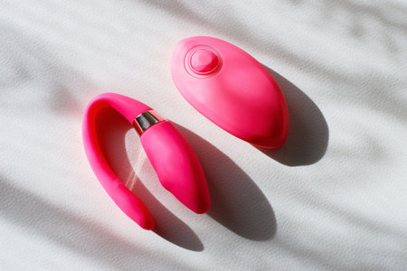 sex vibrator female pink close-upの写真素材