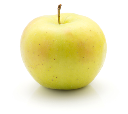 One apple (Smeralda variety) isolated on white background green yellow
の写真素材