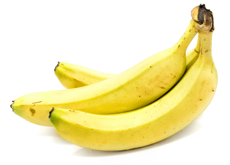 Three whole bananas isolated on white background
の写真素材