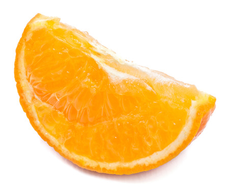 One Clementine slice isolated on white background
の写真素材