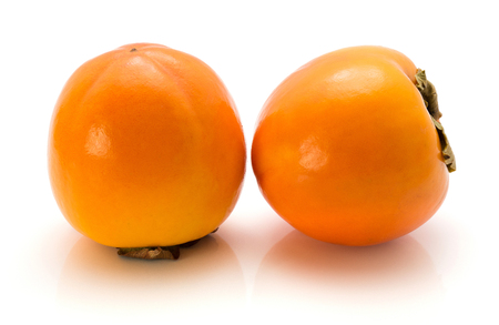 Two persimmon Sharon isolated on white background
の写真素材