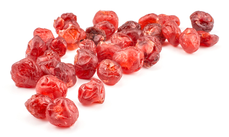 Dry cherries red stack isolated on white background
の写真素材