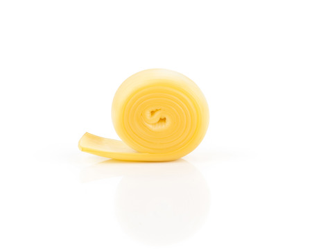 Slovak smoked creamy cheese isolated on white background one piece
の写真素材