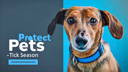 Protecting pets during tick season is essential for their health and well-beingの素材