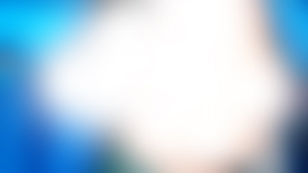 Abstract gradient background with transparent area. Vivid combination of blue, yellow, red, and orange tones with smooth transitions and organic shapes, perfect for digital art, overlays, or modern graphic design projects.の写真素材