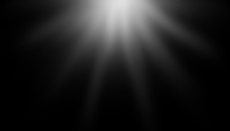 Dark Background with Soft Light Rays from Above stock photoの写真素材