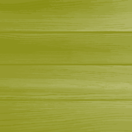 Green wooden background. Natural wooden texture with horizontal planks. Vector boards.のイラスト素材