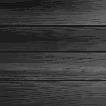 Black wood texture background. Realistic planks. Wood background. Used as background for display your products -Vector illustration.のイラスト素材