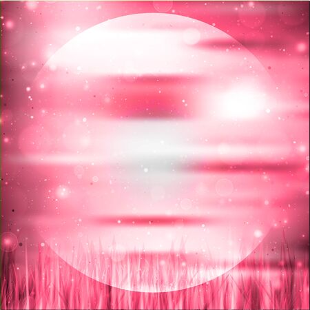 Vector halftone smoke effect. Vibrant abstract background. Retro 80s style colors and textures.のイラスト素材