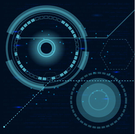 Sci-Fi. Technology digital background, Vector eps10 , digital elementのイラスト素材