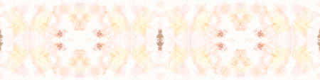Ornamental Beige Dirty Art Wallpaper. Acrylic Canvas. Gray Aztec Ornament. Seamless Dirty Textile...