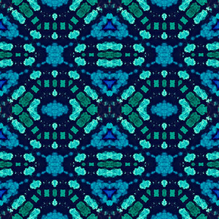 Aztec Rug Nautical Hippie Style Design. Navy Gentle Breeze Handmade Vintage. Endless Sky Blue Yellow...