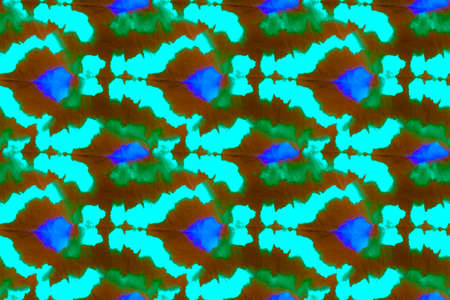 Vaporwave Copper Hot Magma Texture. Violet Seamless Hard Grunge Texture. Endless Orange and Green...