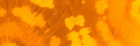 Sun Warm Tie Dye Boho Texture. Pumpkin Sunny Ink Splash Paint. Orange Dirty Art Background. Mustard...