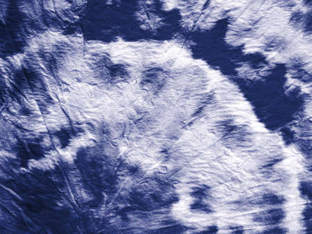 Navy Tie Dye Watercolor Art. Blue Watercolor Design. Indigo Hand Drawn Dirty Art. Sky Blue Spotted...