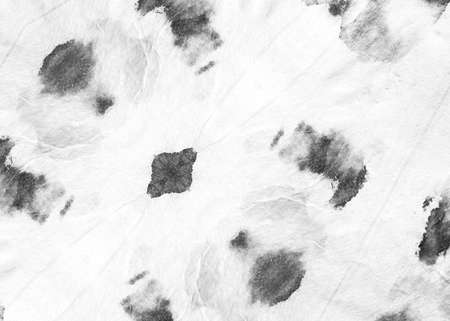 Artistic Dirty Painting. Monochrome Background. Antique Spots Distressed Silk. Black And White...