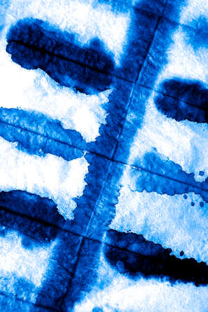 Sea Blue Retro Tie Dye Texture. Sky Blue Abstract Watercolor. Nautical Dirty Modern Artwork. Navy Tie Dye Grunge Design. Indigo Watercolor Texture. Blue Hand Painted Spots.の写真素材