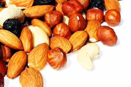 Verity Nuts Isolated on white background 
