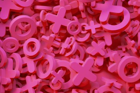 Pink background consisting of game keys joystick.の写真素材