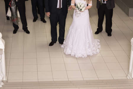 Wedding day photo shoot, bride and groom