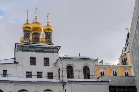 Moscow. Russia. The Red Square. Kremlin. Spasskaya Tower. Russian Federation. Travel to Russia. cathedrals, Moscow cathedral Center of Russia. Kremlin walls.の写真素材
