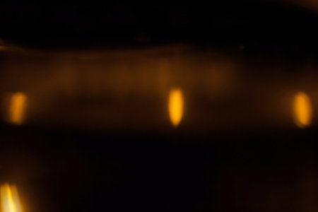 Overlay light effect for photo and mockups. Colored Film Burn Light Photo Overlay, Using Screen Mode, Abstract Background, Rainbow Lens Leaks Prism Colors, Trend Design, Creative Defocused Effectの写真素材