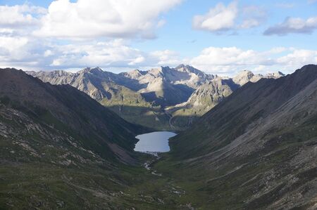 Yarlung Tsangpo River in Chinaの写真素材