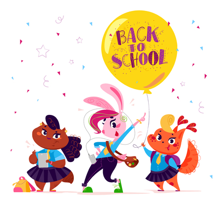 Back to school illustration.のイラスト素材