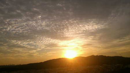 beautiful sunset の素材