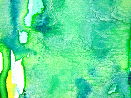 Turquoise Green Watercolor 1の写真素材