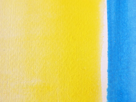 Blue & Yellow Watercolour Background 4の写真素材