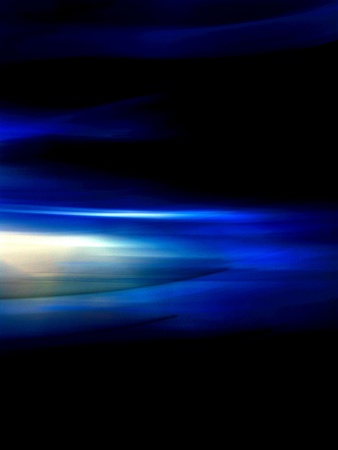 Blue Light Blurの写真素材