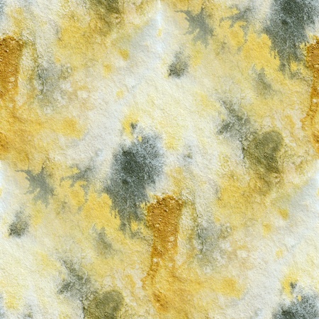 Seamless Black White and Yellow Watercolor 2の写真素材