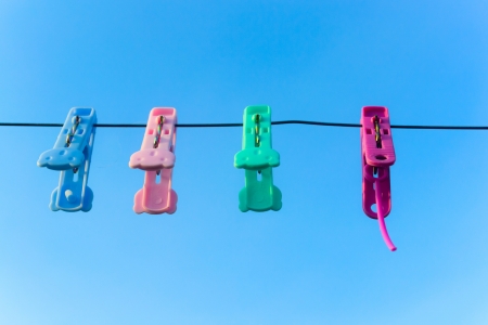 clothes hanger の写真素材