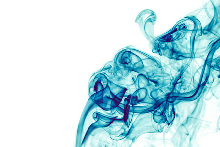 Abstract Blue Smoke Backgroundの写真素材