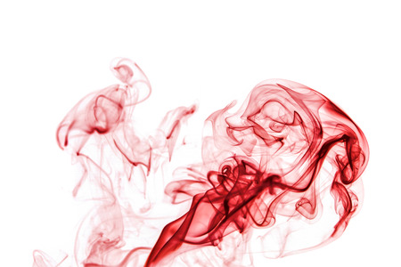 Abstract Red Smoke Backgroundの写真素材