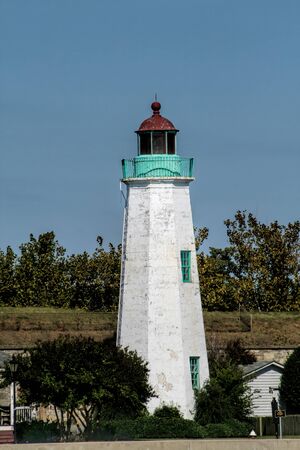 Chesapeake Bay Lighthouse Hampton Virginiaの写真素材