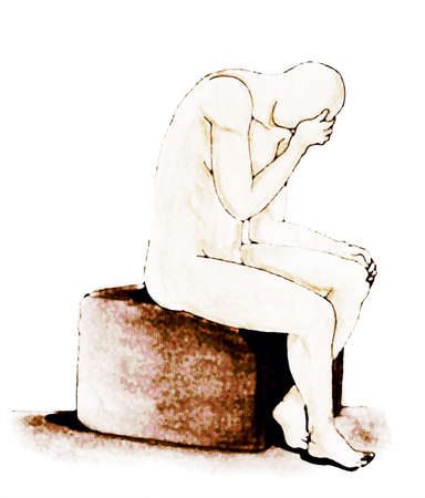 sad manの写真素材