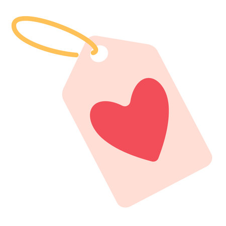 label sale with red heart. Elements for romantic design. Perfect For Poster, Card, Invitation, Tshirt Print or Valentines Day Greeting Card. Vector illustrationのイラスト素材