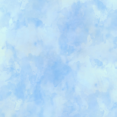 blue watercolor background - clouds patternの写真素材