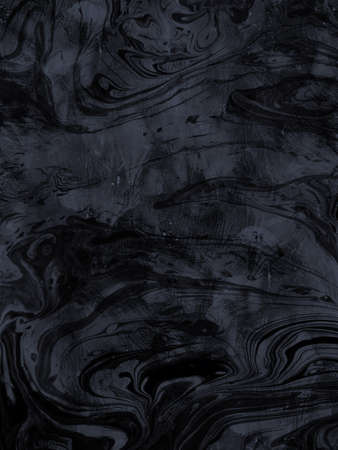 Abstract swirls pattern. Watercolor technique carrageenan and watercolor marbles.の写真素材