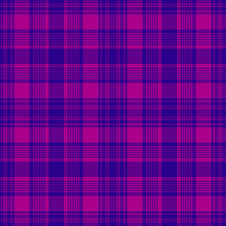 Pink and blue background with tartan motif.の写真素材